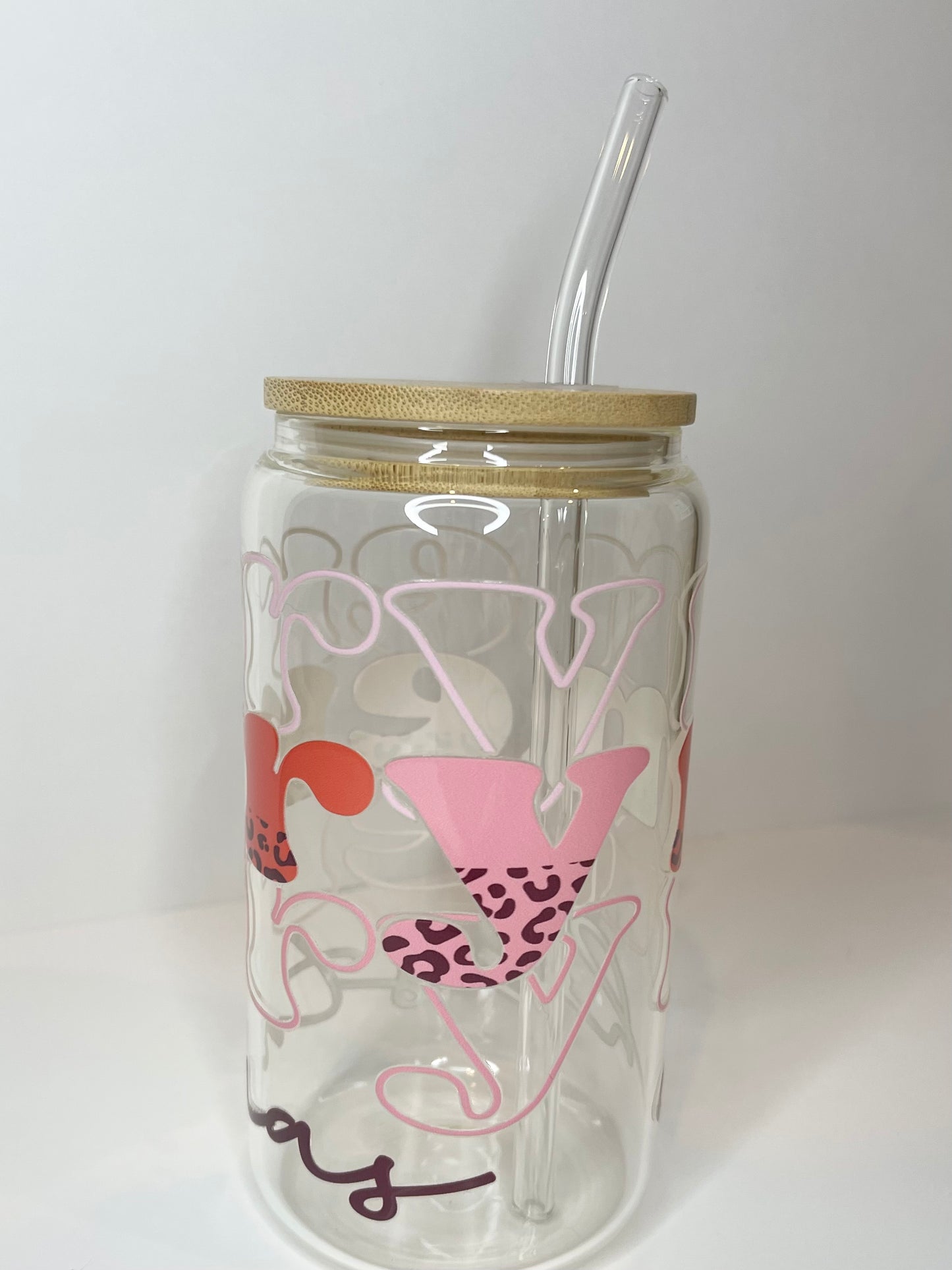 16 oz Merry Christmas Glass Cup