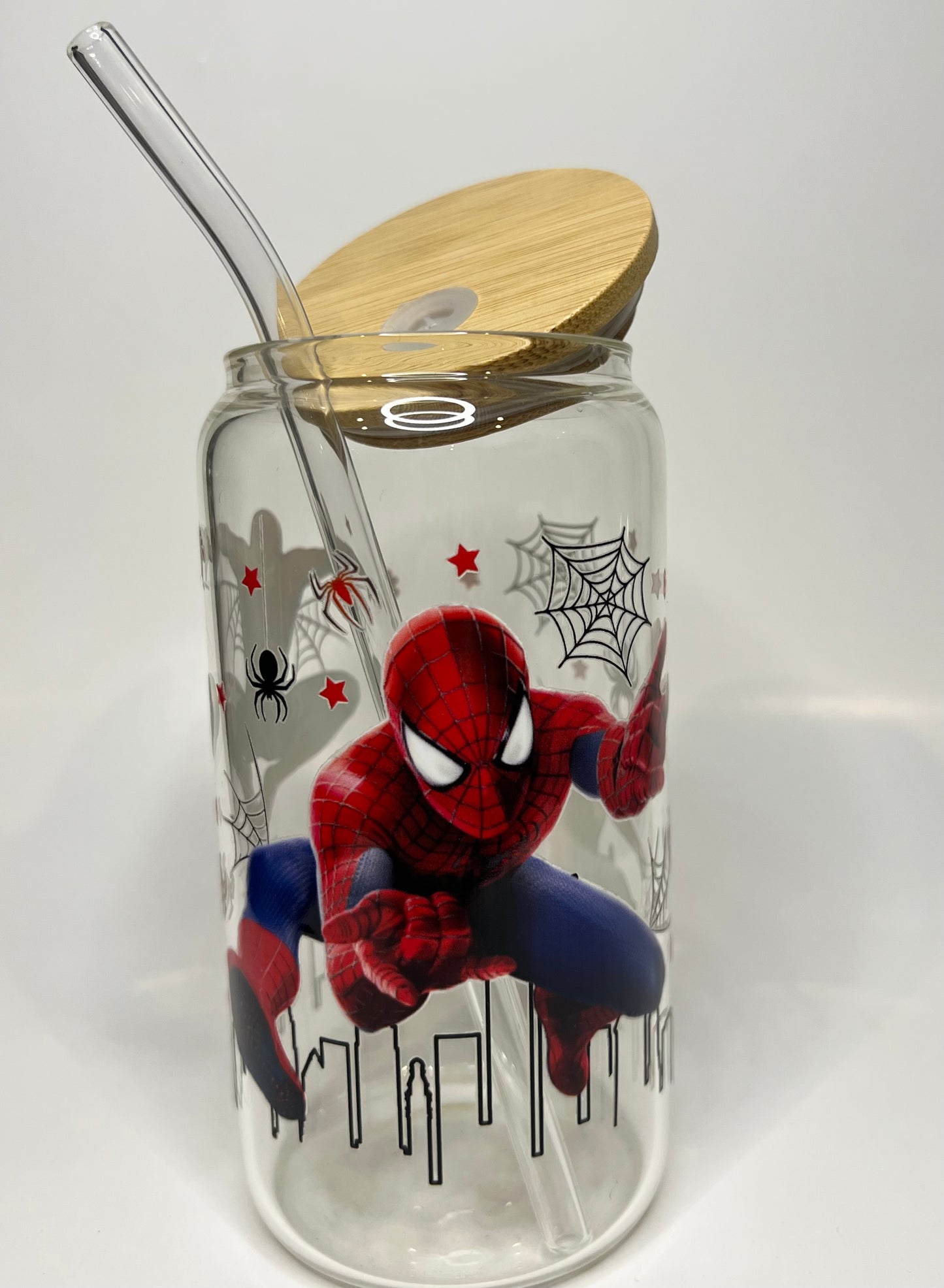 16 oz. Spider Glass Cup