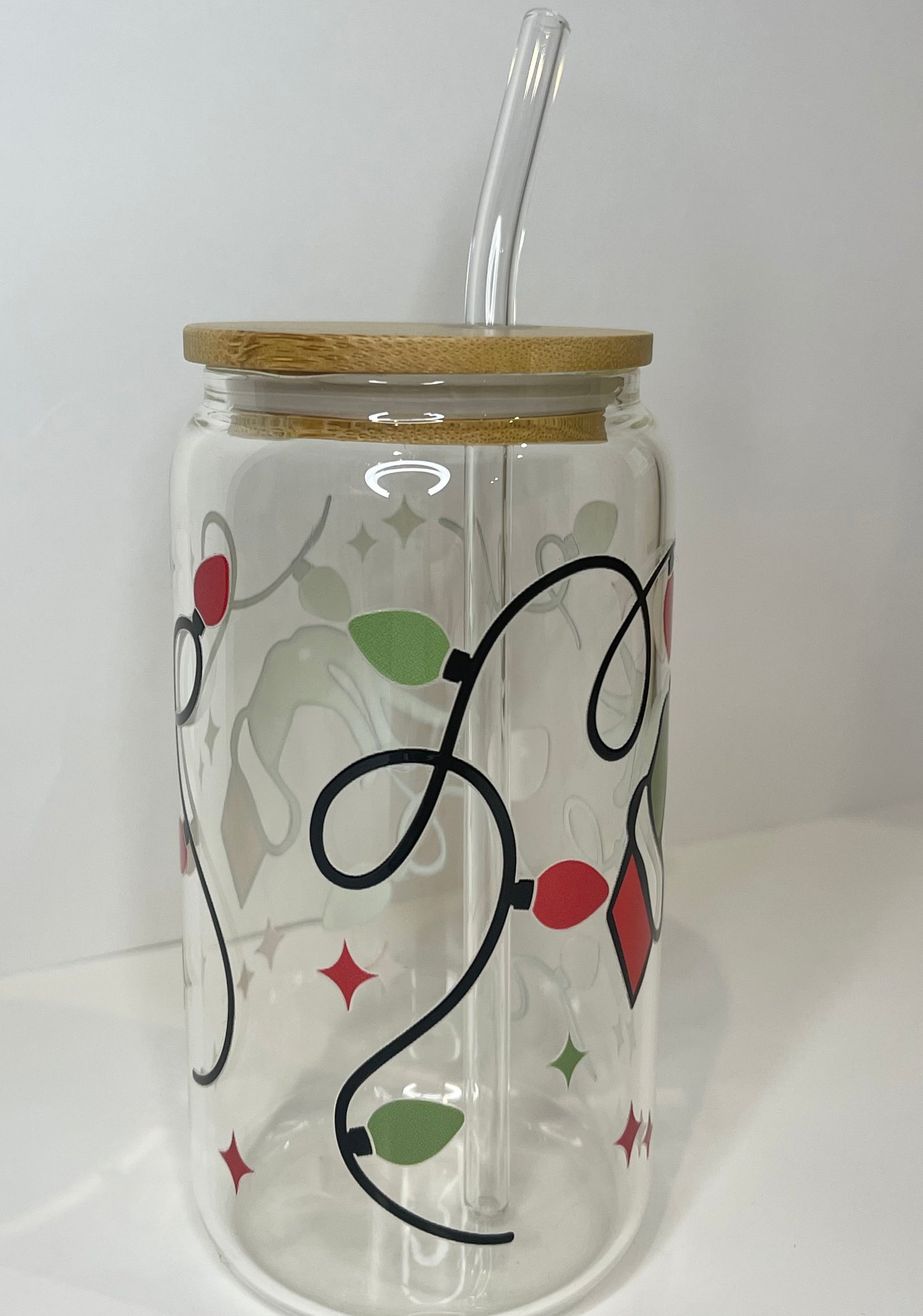 16 oz Grinchmas Light Glass Cup