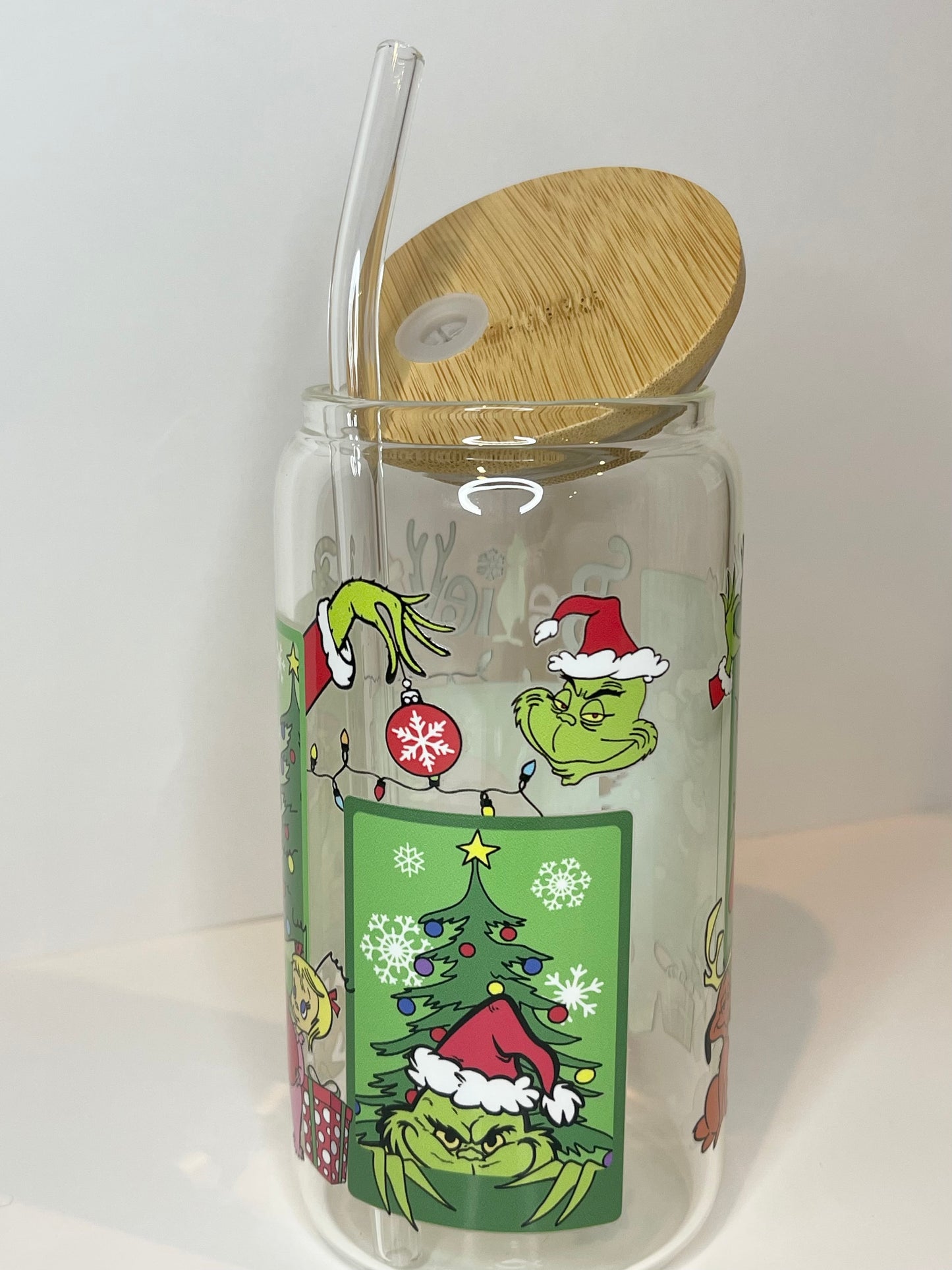 16 oz. Grinch - Believe Glass Cup