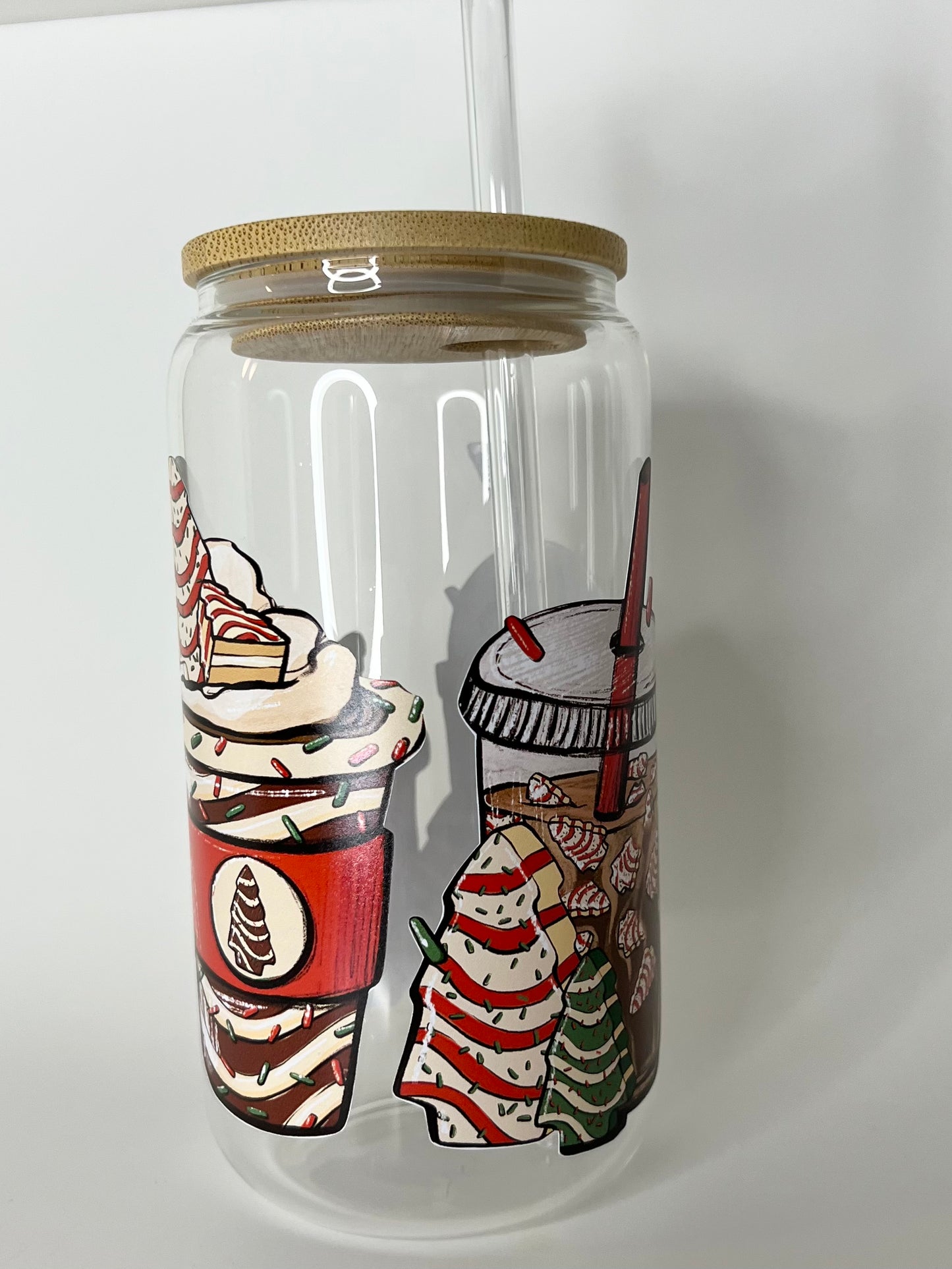 16 oz. Debbie Cake Frappe Glass Cup