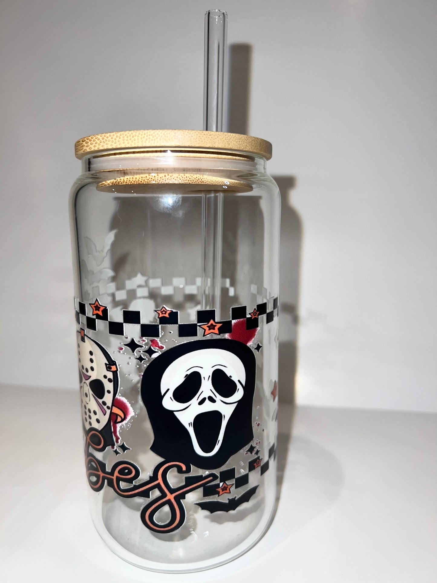 16 oz. Vibes Glass Cup