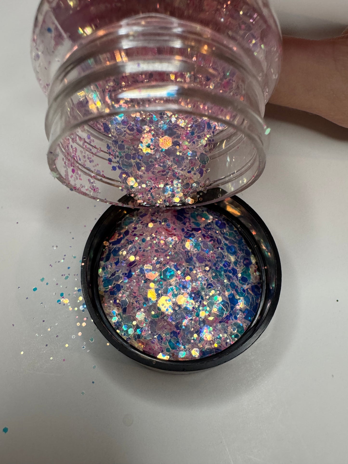 1. Pink Blue Holographic
