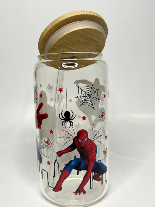 16 oz. Spider Glass Cup