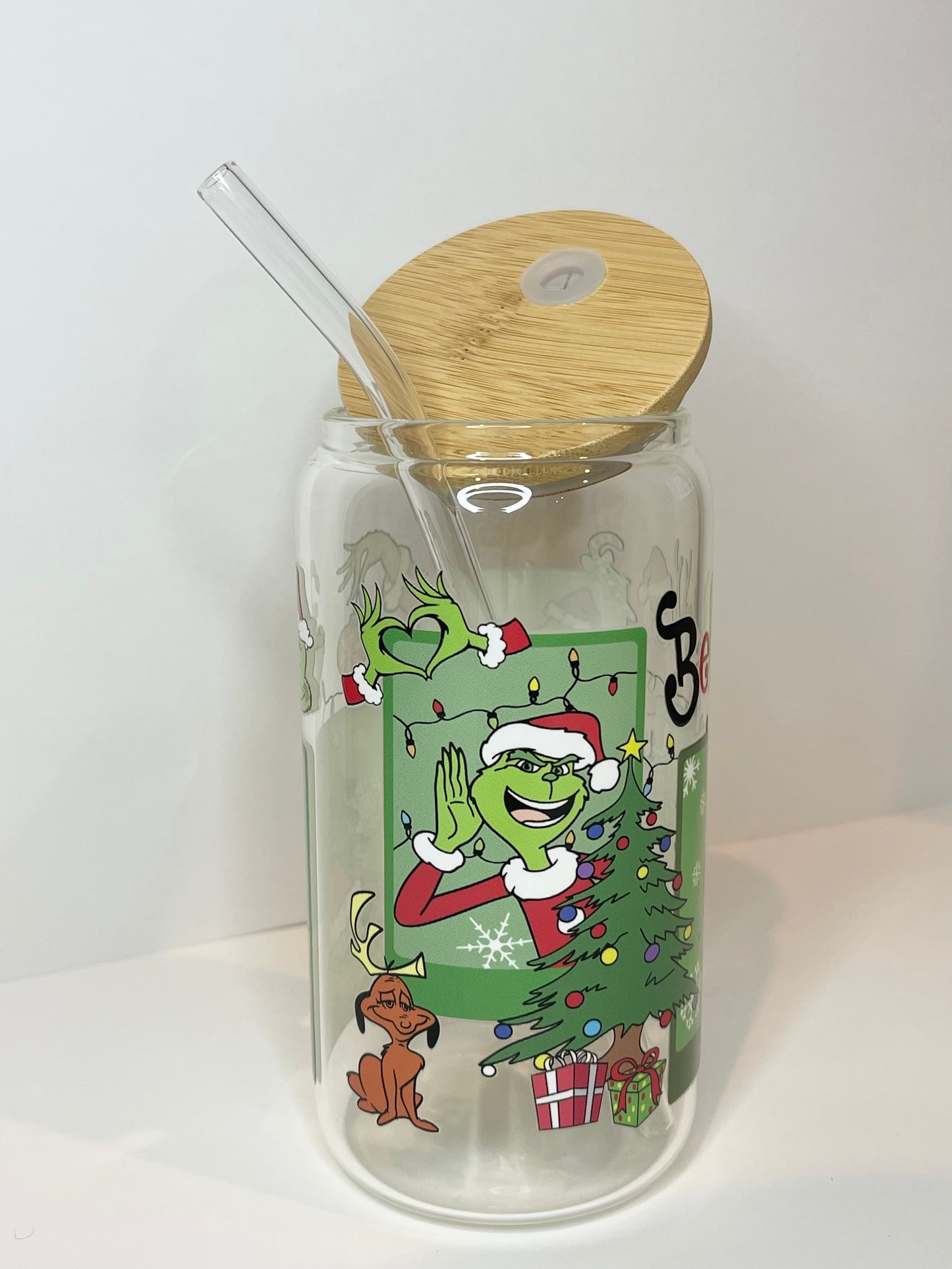 16 oz. Grinch - Believe Glass Cup