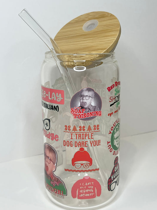 16 oz. A Christmas Story Glass Cup