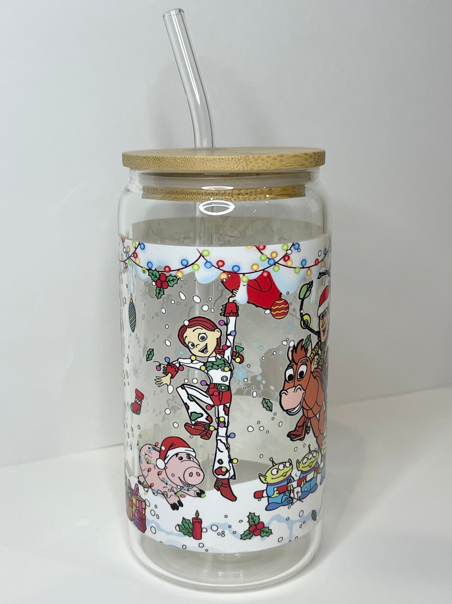 16 oz. Woody and Friends Glass Cup
