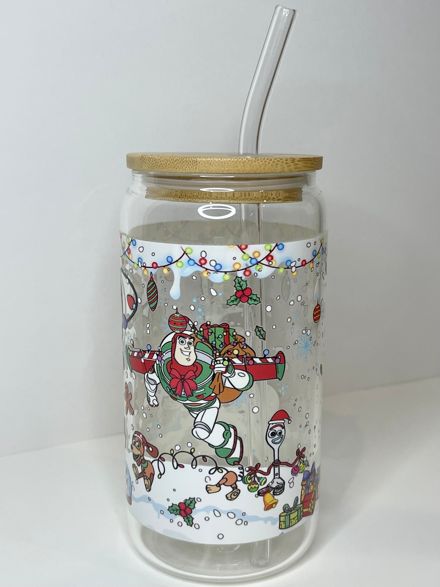 16 oz. Woody and Friends Glass Cup