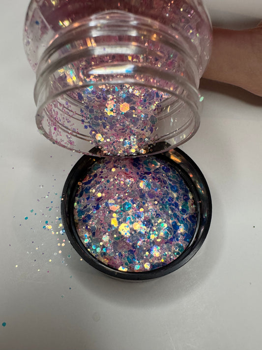 1. Pink Blue Holographic