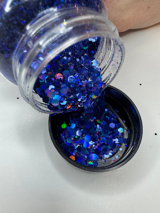 10. Royal Blue Holographic