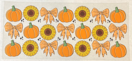 Fall Pumpkin Bows 16oz.