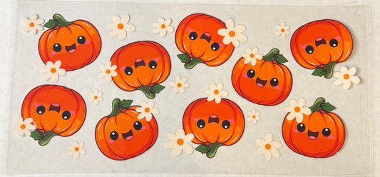 Pumpkin Daisies 16oz.