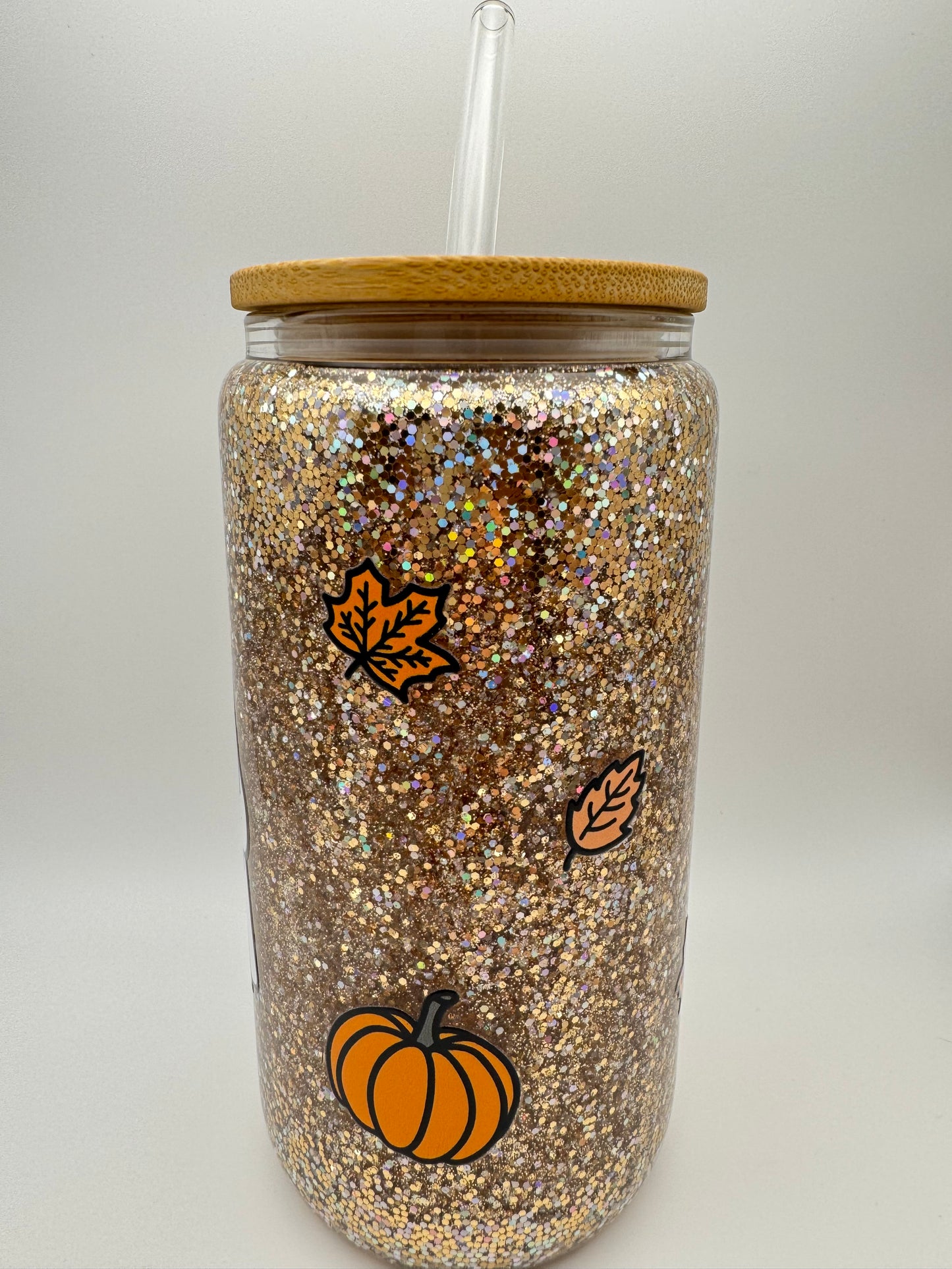 16 oz. Ghost Book Glitter Snow Globe