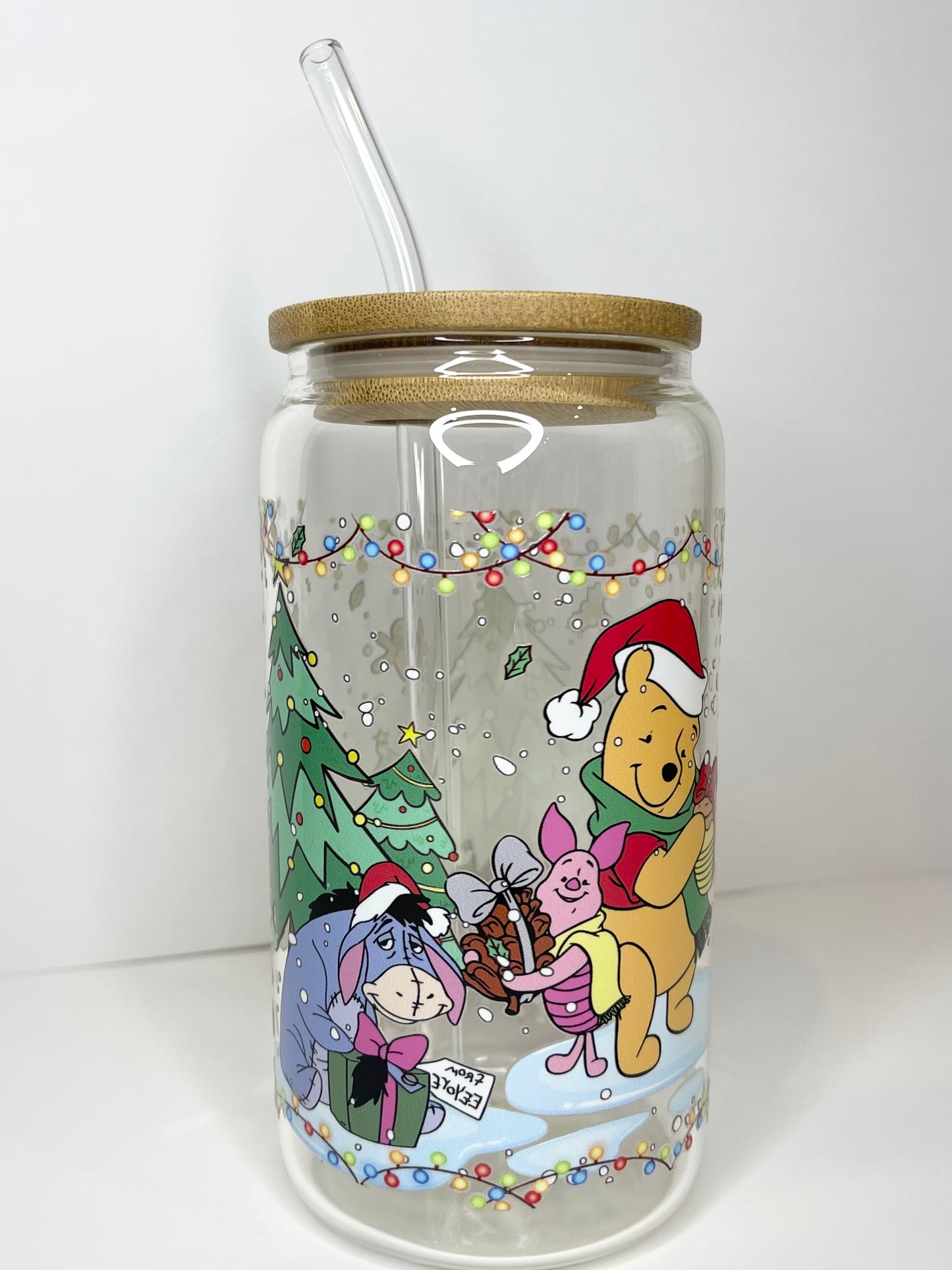 16 oz. Pooh & Friends Glass Cup