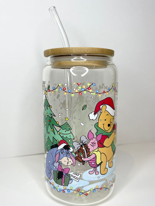 16 oz. Pooh & Friends Glass Cup