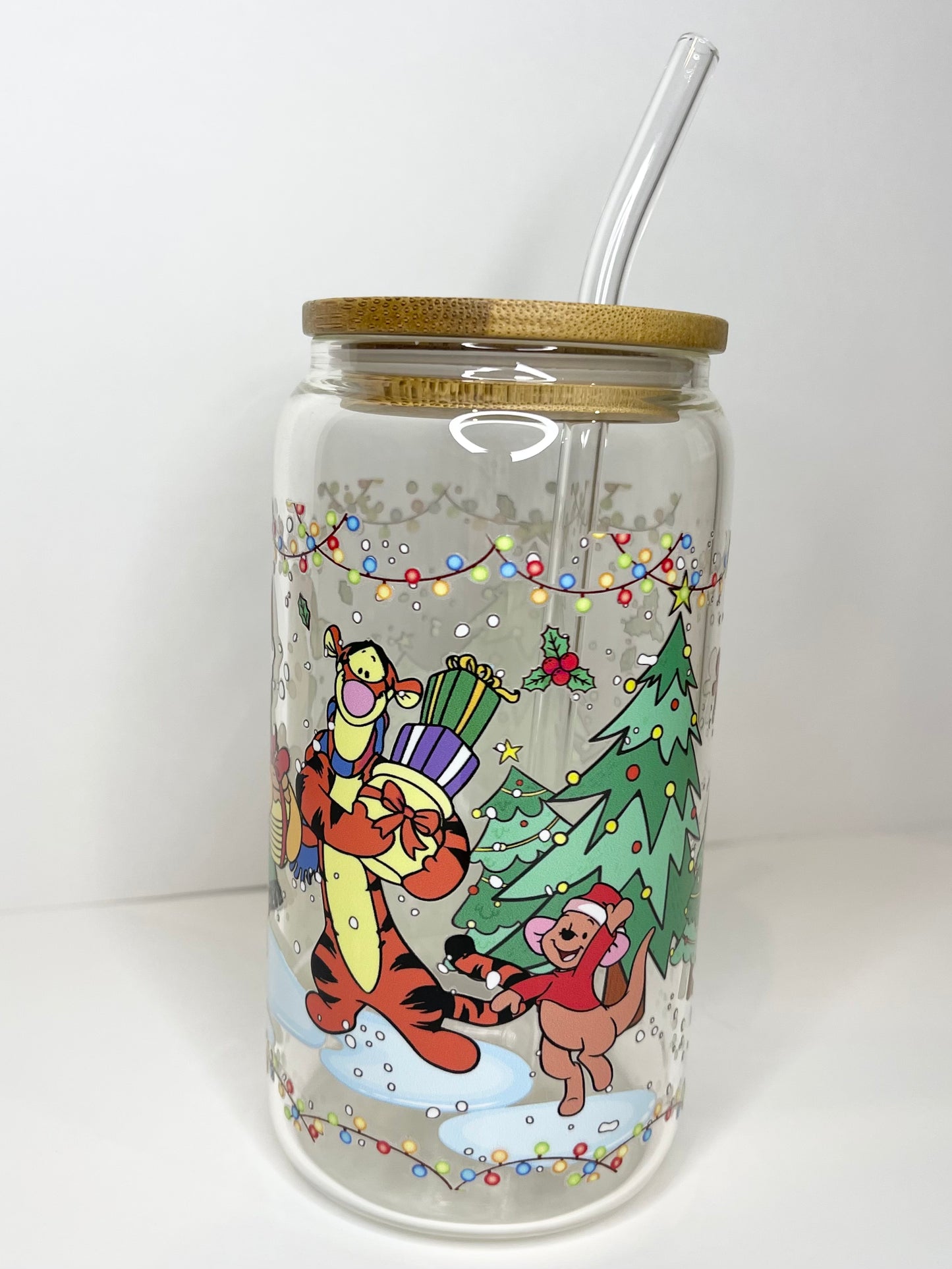 16 oz. Pooh & Friends Glass Cup